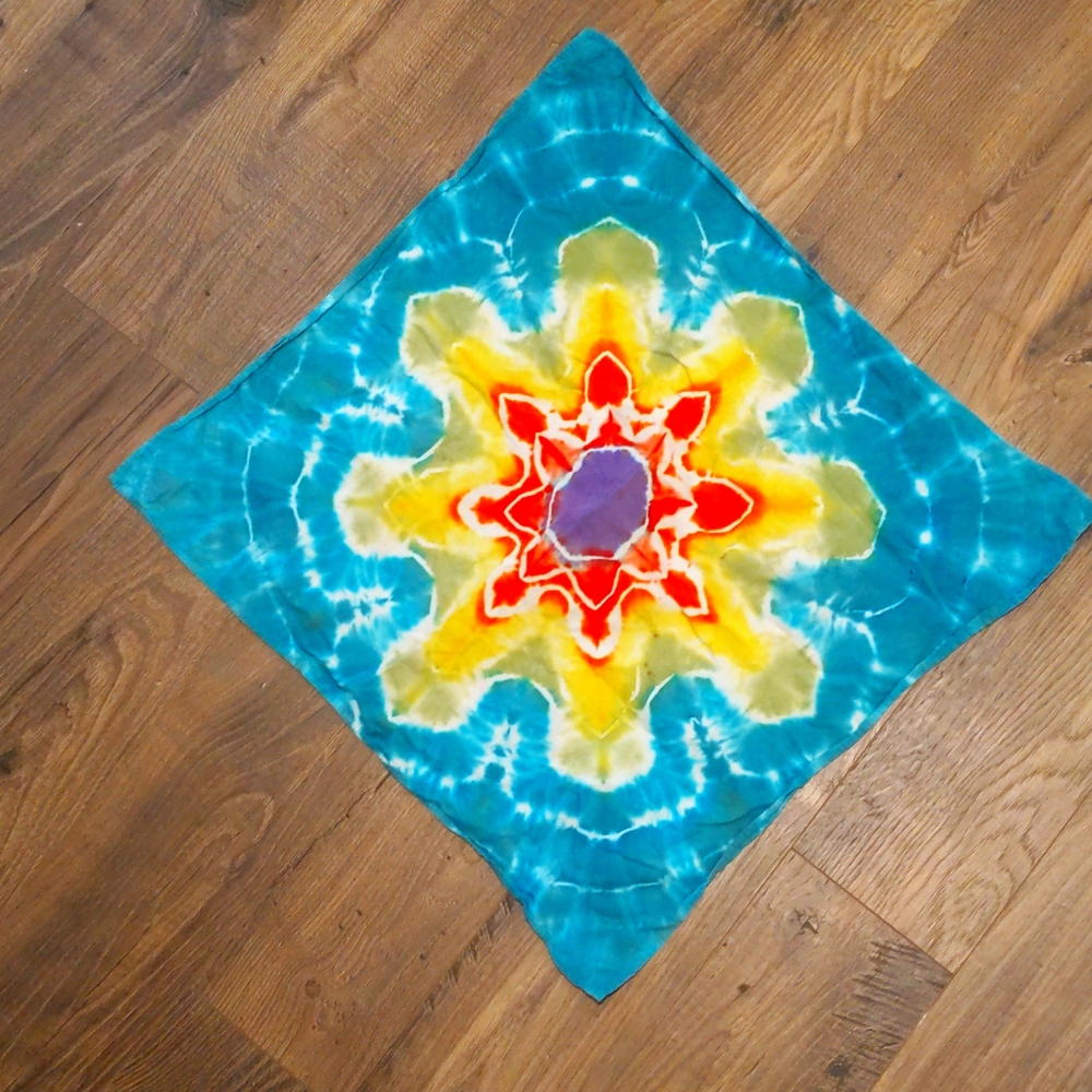 Tie dye scarf/bandana
